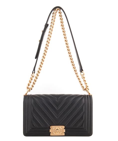 chanel boy chevron red|chanel black boyfriend bag.